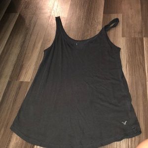 grey american eagle tank top